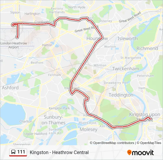 111 Route: Schedules, Stops & Maps - Kingston (Updated)