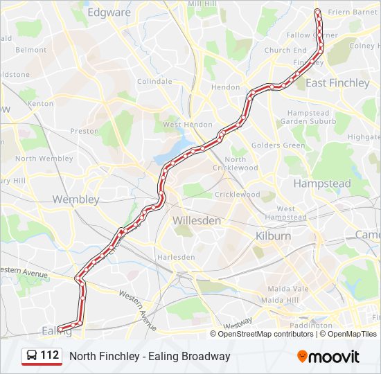 112-route-schedules-stops-maps-north-finchley-updated