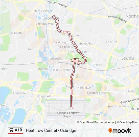 A10 Bus Line Map
