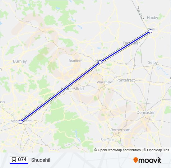 074 Bus Line Map