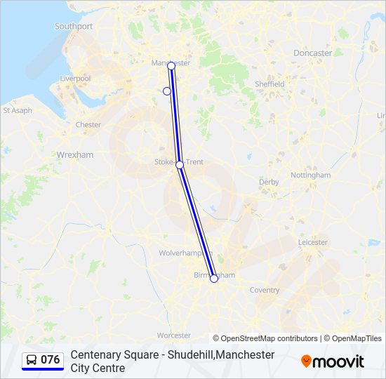 076 Bus Line Map