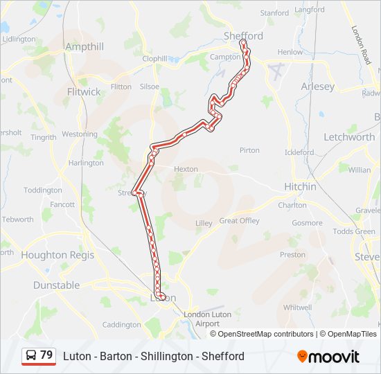 79 bus Line Map