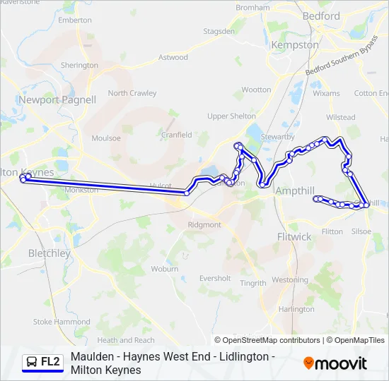 FL2 Bus Line Map