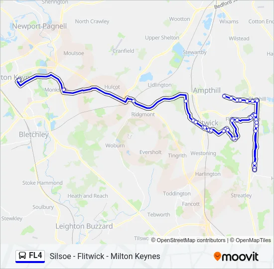 FL4 Bus Line Map
