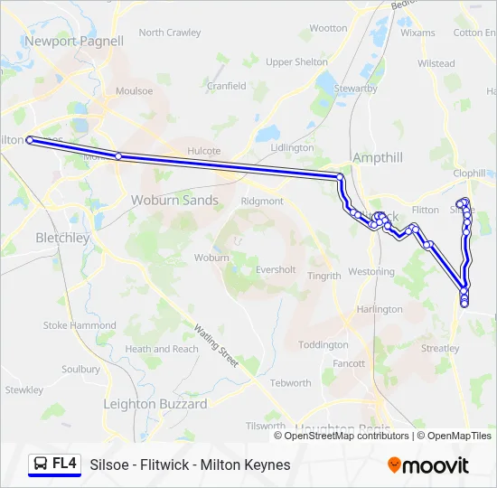 Silsoe Map FL4 Route: Schedules, Stops & Maps - Silsoe (Updated)