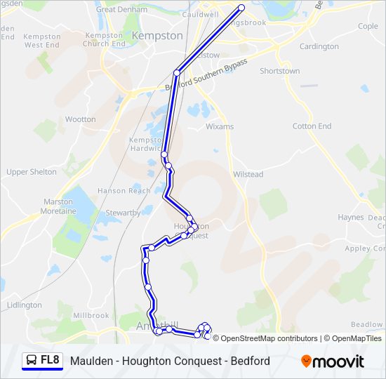FL8 Bus Line Map
