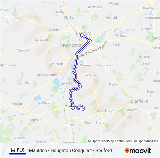 FL8 Bus Line Map