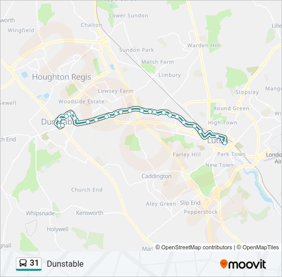 31 bus Line Map