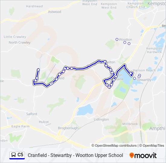 C5 Route: Schedules, Stops & Maps - Cranfield University (updated)