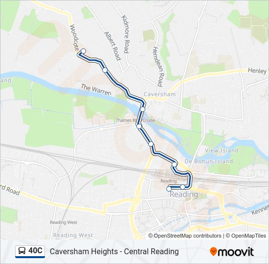 40C Bus Line Map