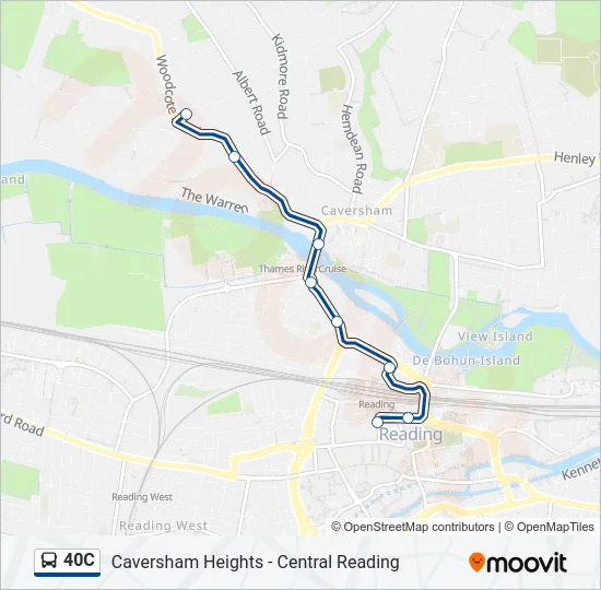 40C Bus Line Map