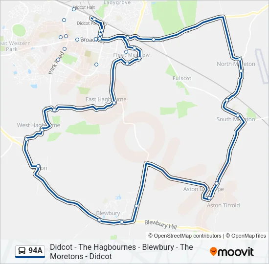 94A Bus Line Map