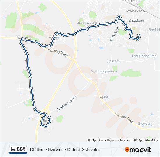 BB5 Bus Line Map