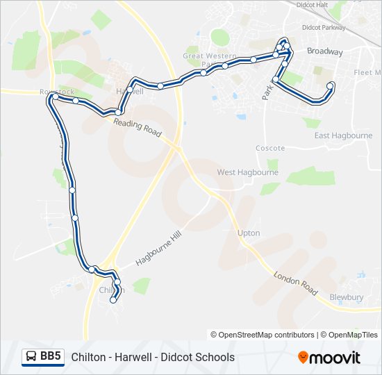 BB5 Bus Line Map