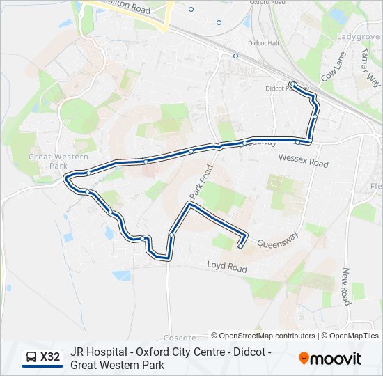 thames travel x32 bus times