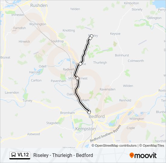 VL12 Bus Line Map