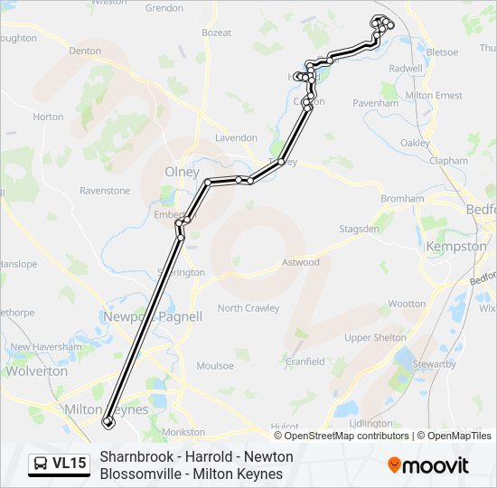 VL15 Bus Line Map