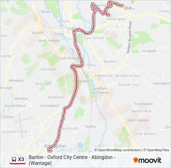 X3  Line Map