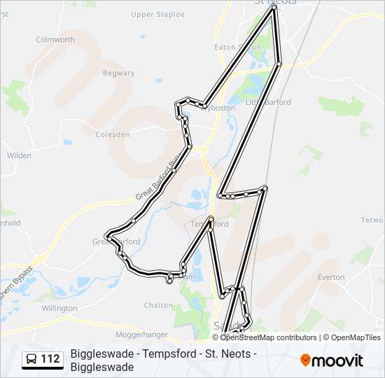 112 Bus Line Map