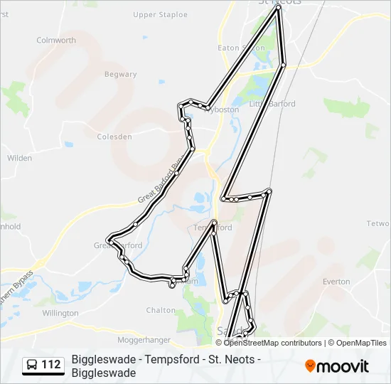 112 Bus Line Map