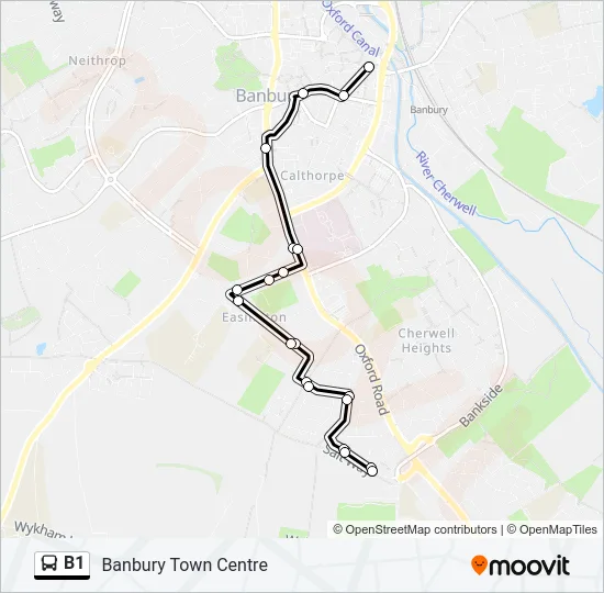 B1 Bus Line Map