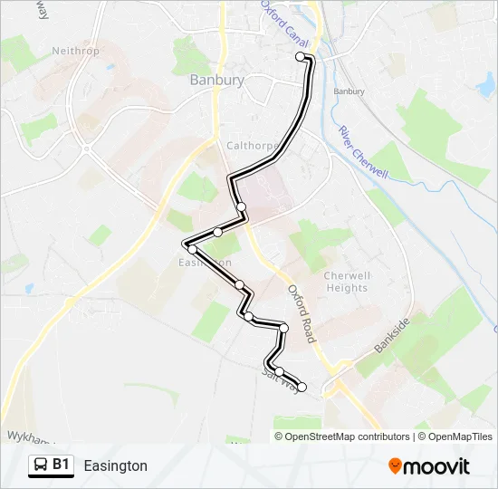 B1 Bus Line Map