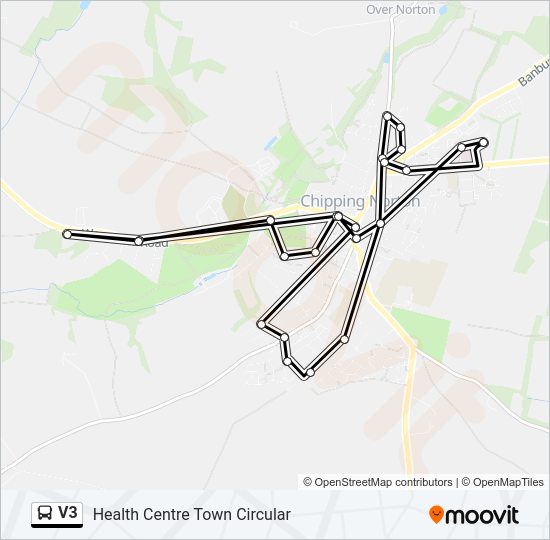 V3 Bus Line Map