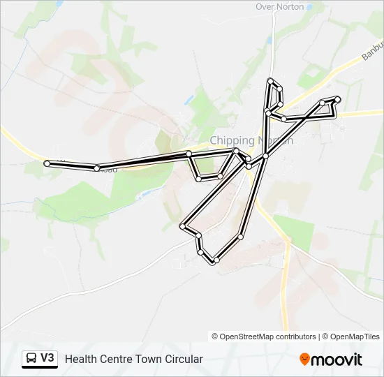 V3 Bus Line Map