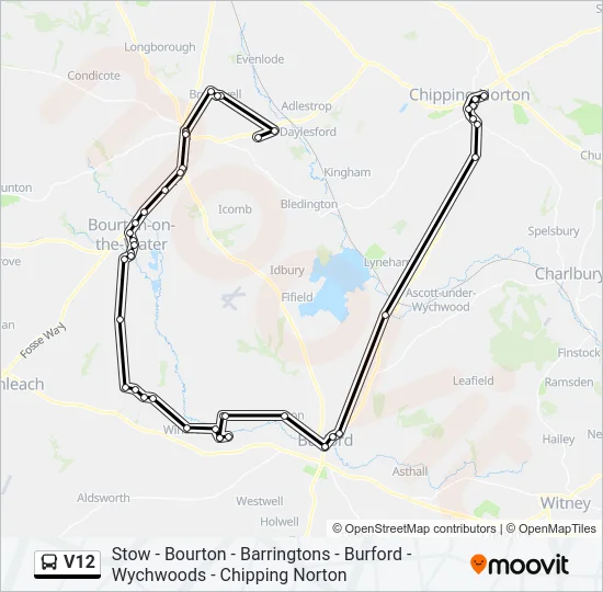 V12 Bus Line Map