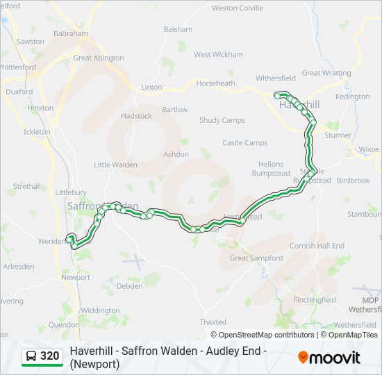 320 Bus Line Map