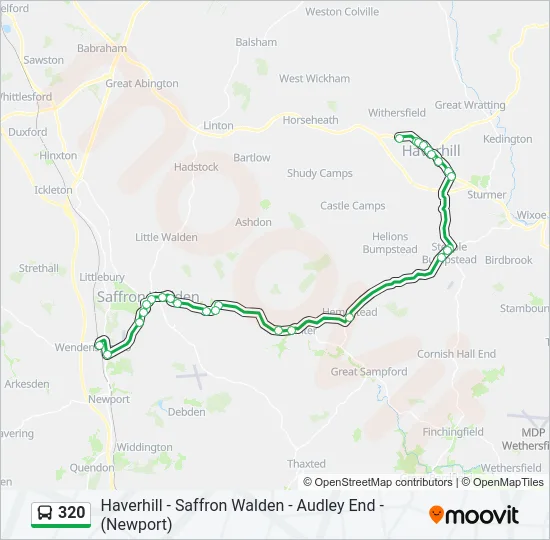 320 Bus Line Map