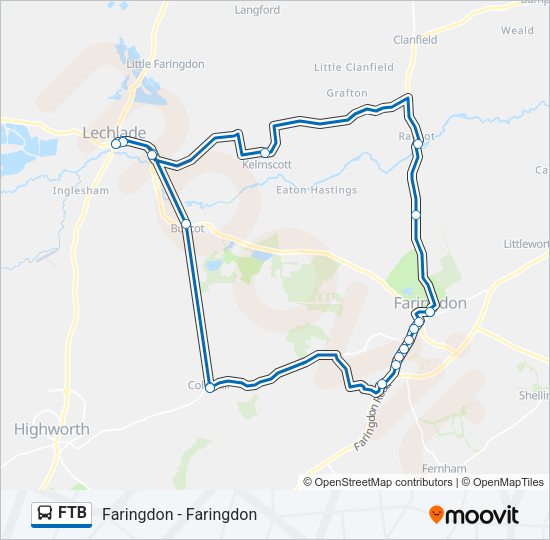 FTB Bus Line Map
