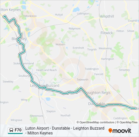 F70 Bus Line Map