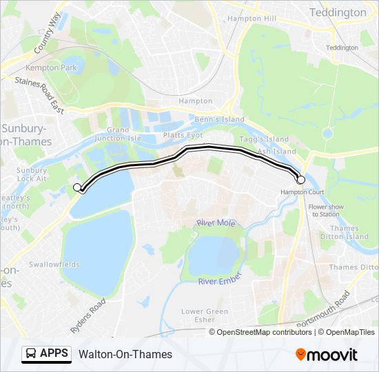 APPS Bus Line Map