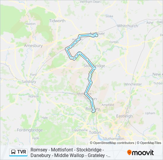 TVR Bus Line Map