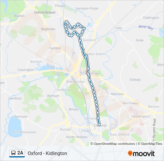 2A Bus Line Map