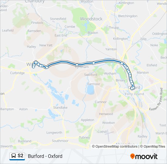 S2 Bus Line Map