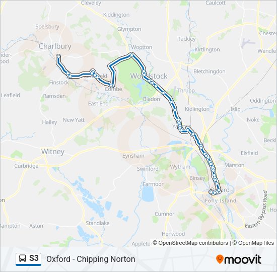 S3 Bus Line Map