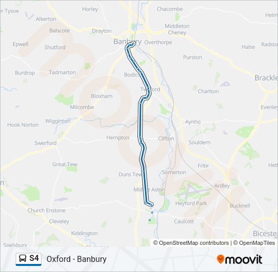 S4 Bus Line Map