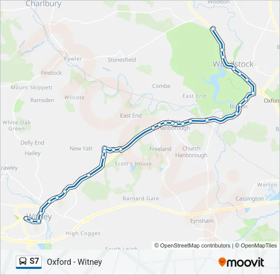S7 Bus Line Map