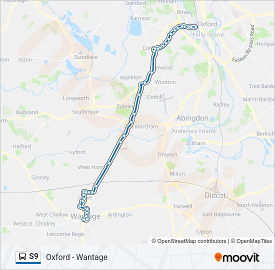 S9 Bus Line Map