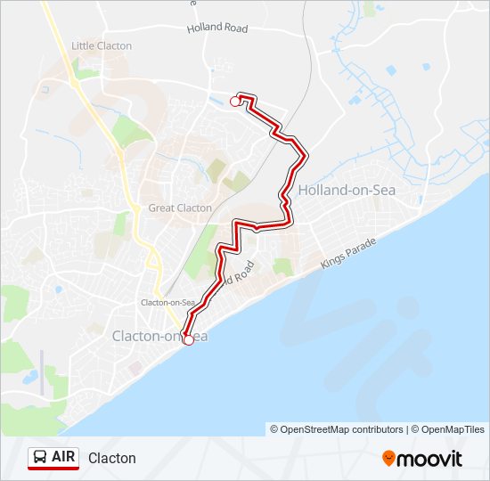 AIR Bus Line Map