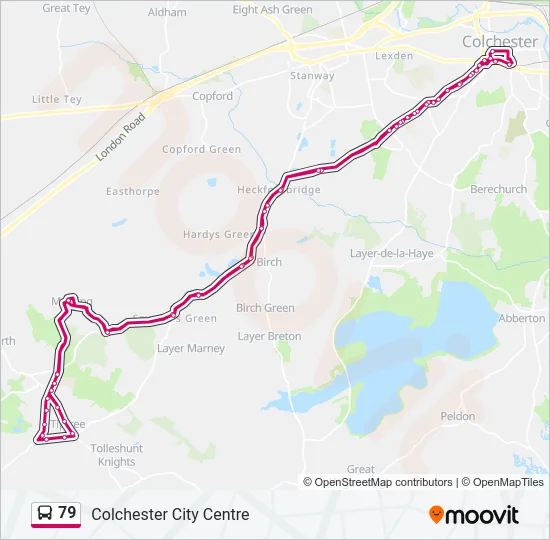 79 Bus Line Map