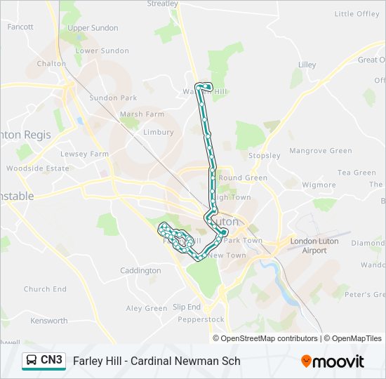 CN3 Bus Line Map