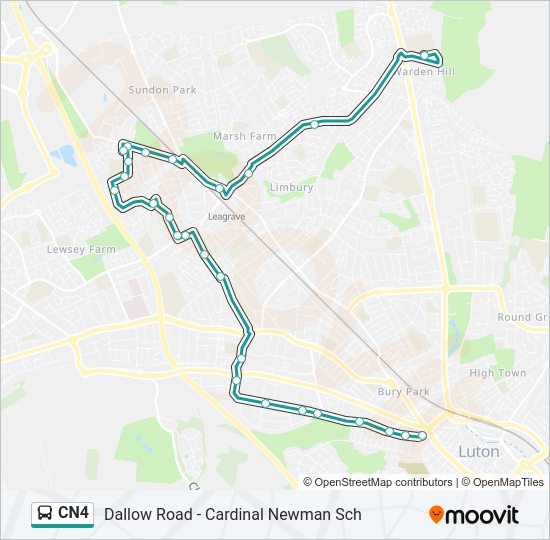 CN4 Bus Line Map