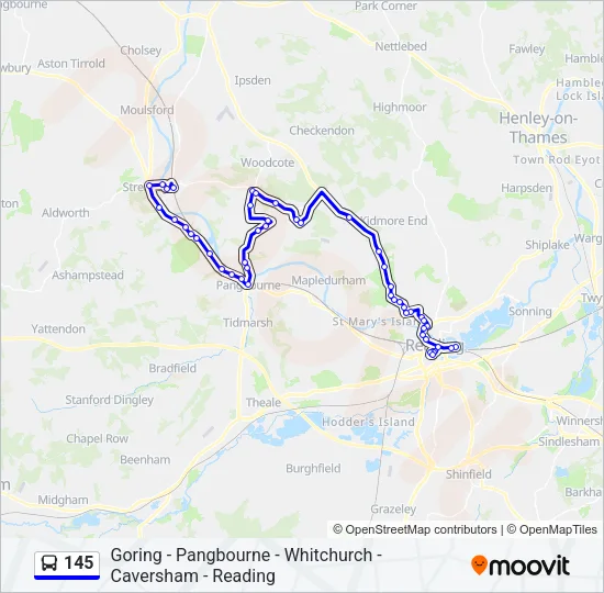 145  Line Map