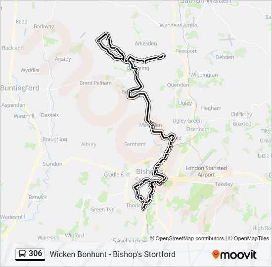 306 Bus Line Map