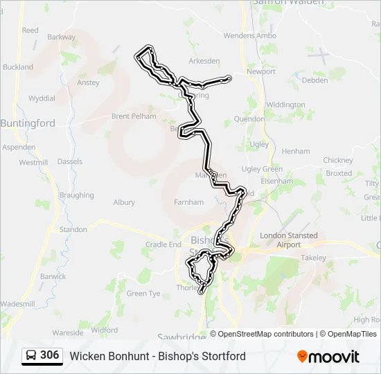 306 Bus Line Map