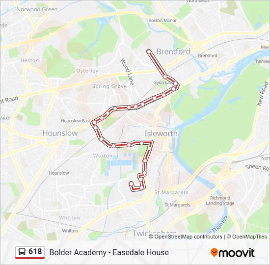 618 Route: Schedules, Stops & Maps - Bolder Academy (Updated)