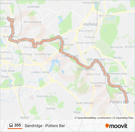 305 Route: Schedules, Stops & Maps - New Greens (Updated)